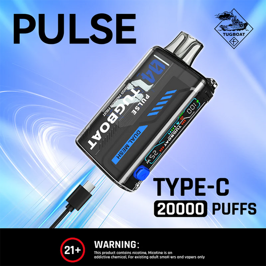 Tugboat Pulse 20000 Puffs Disposable Vape in Dubai UAE