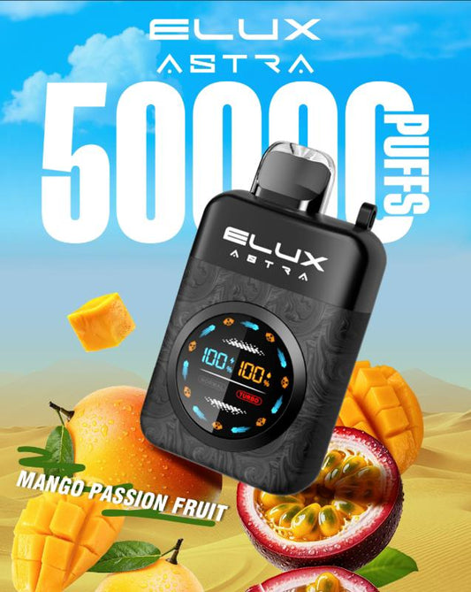 Elux Astra 50000 Puffs Disposable Vape 50MG in Dubai UAE