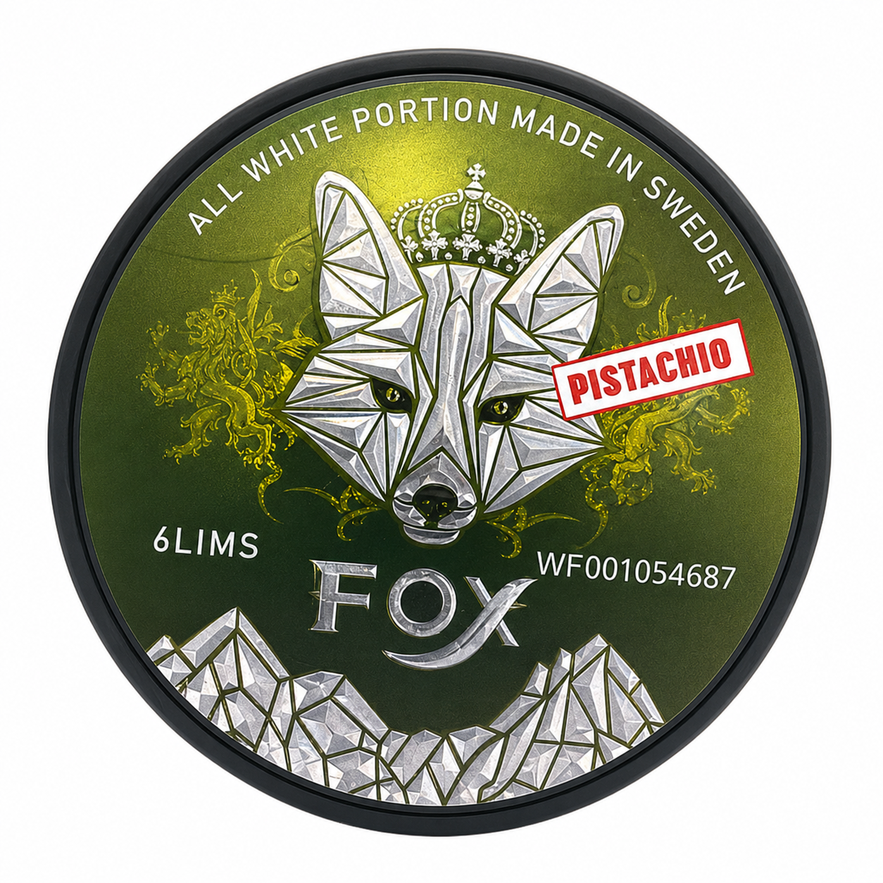 Fox Pistachio 12mg Nicotine Pouches can with smooth nutty pistachio flavor, premium tobacco-free nicotine pouches available in Dubai, Abu Dhabi, Sharjah and across UAE
