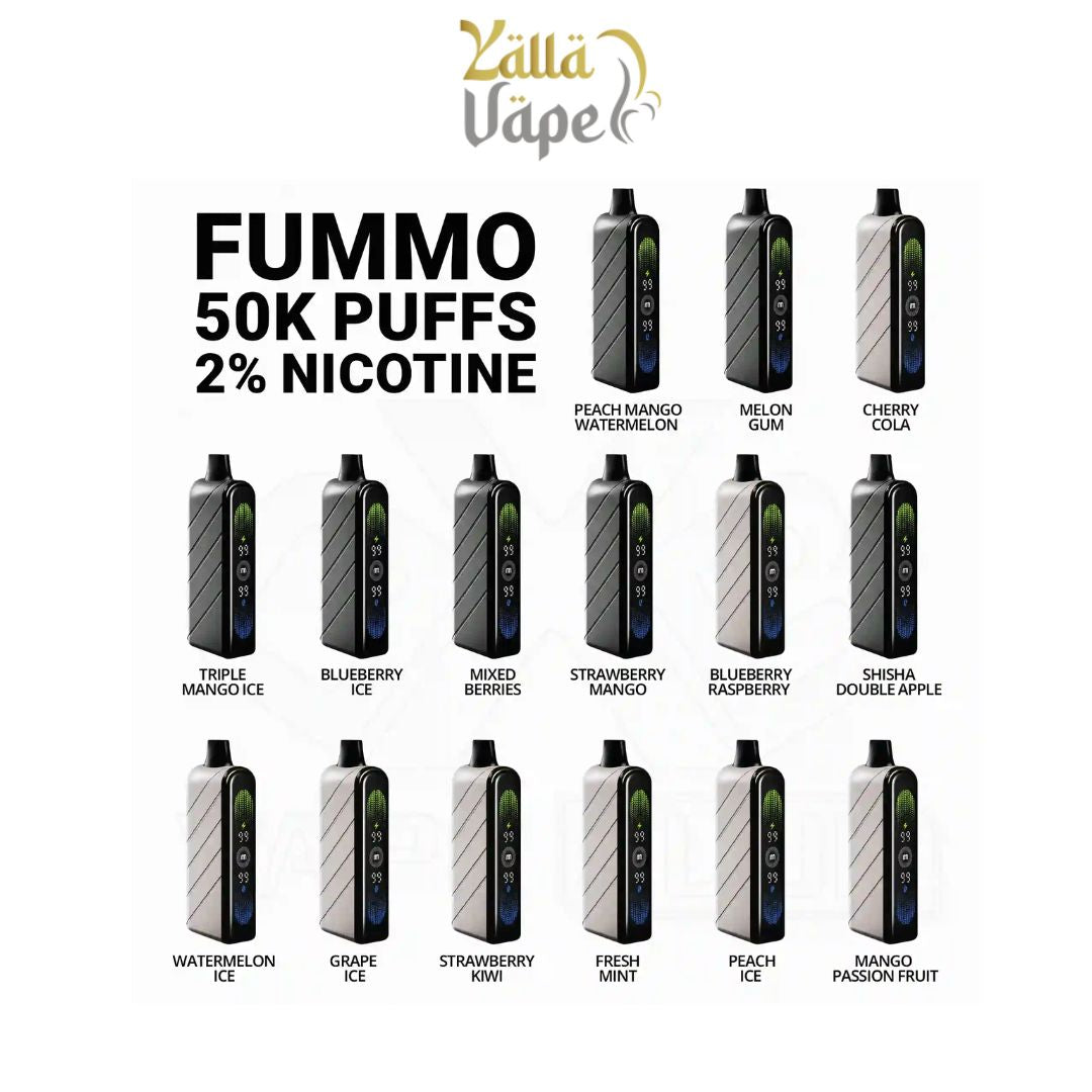Fummo Nova 50000 Puffs Disposable Vape in Dubai UAE – YALLA VAPE
