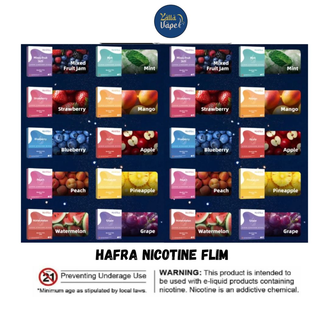 Hafra Nicotine Film 2mg In Dubai UAE  YALLA VAPE