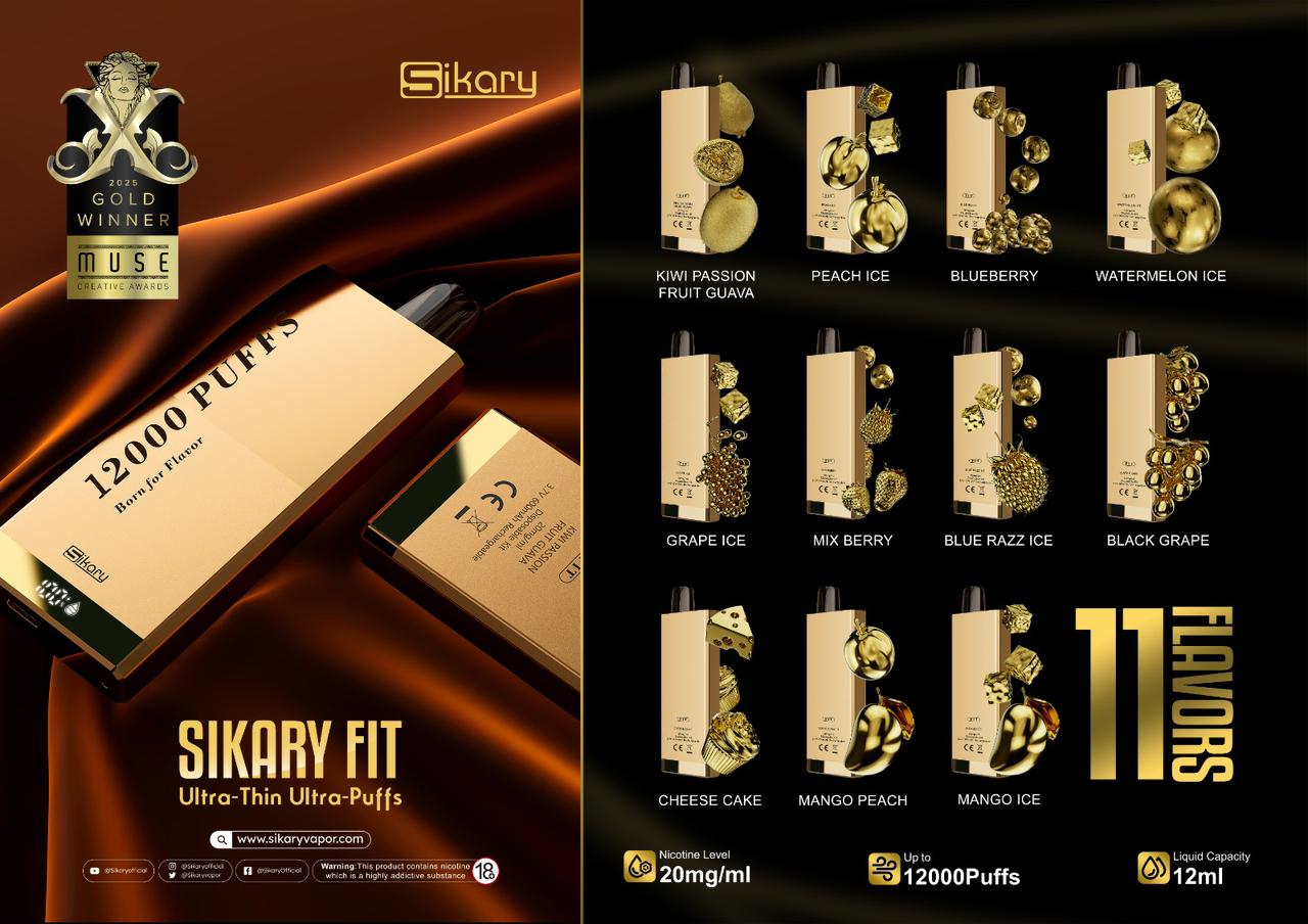 SIKARY FIT 12000 Puffs Disposable Vape in Dubai UAE