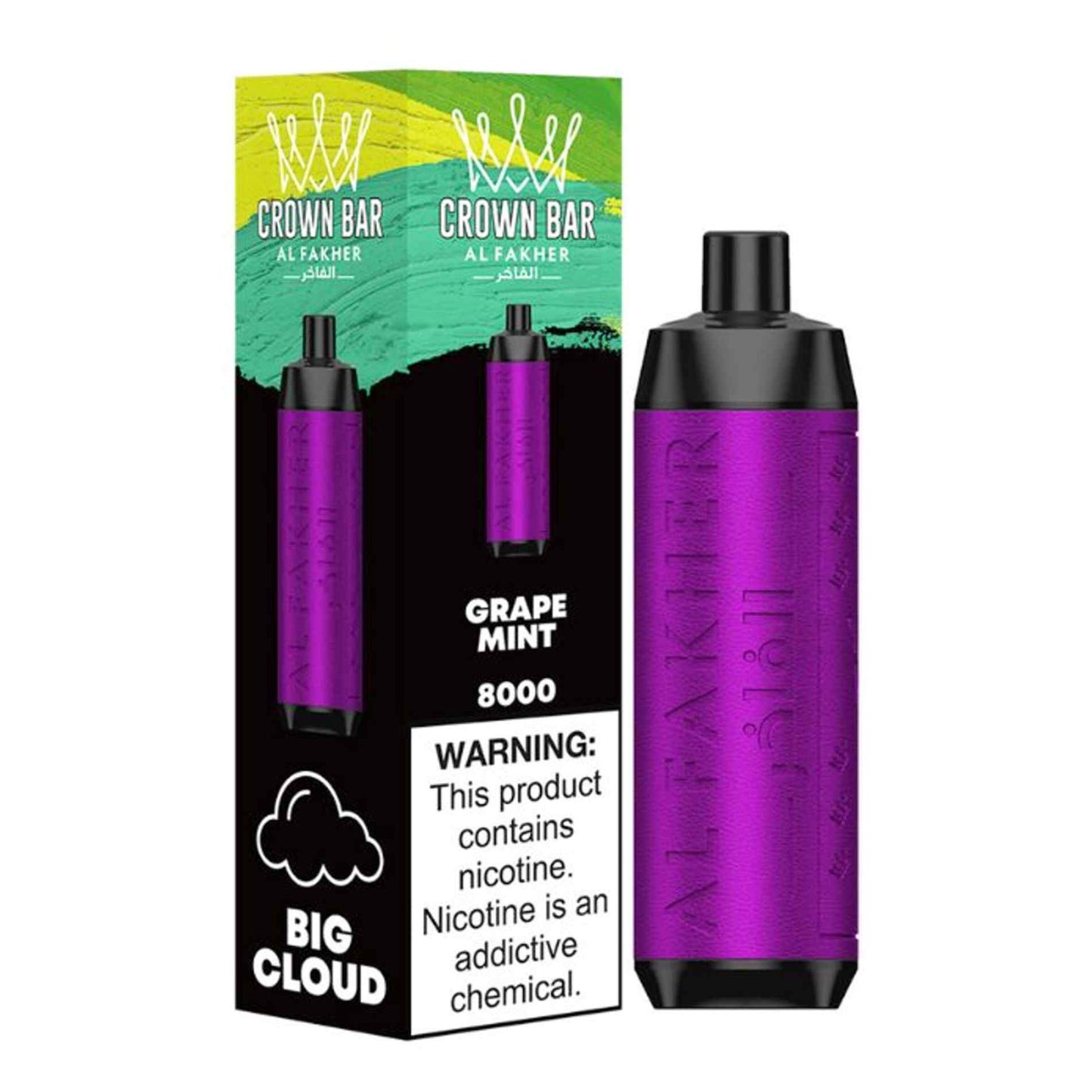 AL FAKHER CROWN BAR 8000 Puffs