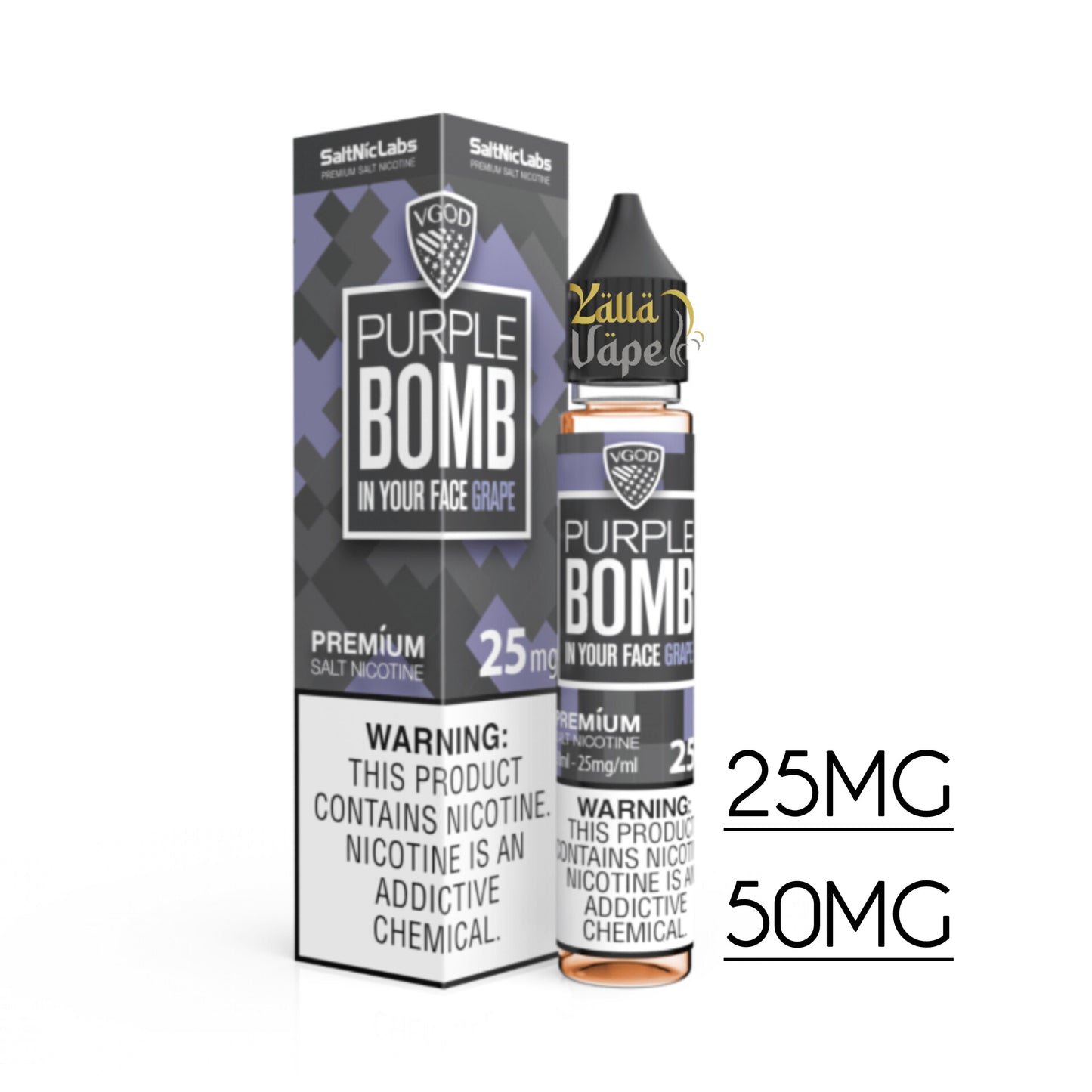 VGOD 30ml SALTNIC 25mg & 50mg All Flavors In Dubai UAE