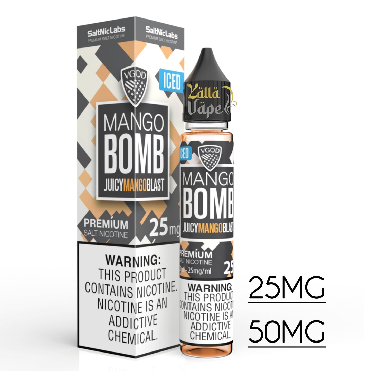 VGOD 30ml SALTNIC 25mg & 50mg All Flavors In Dubai UAE