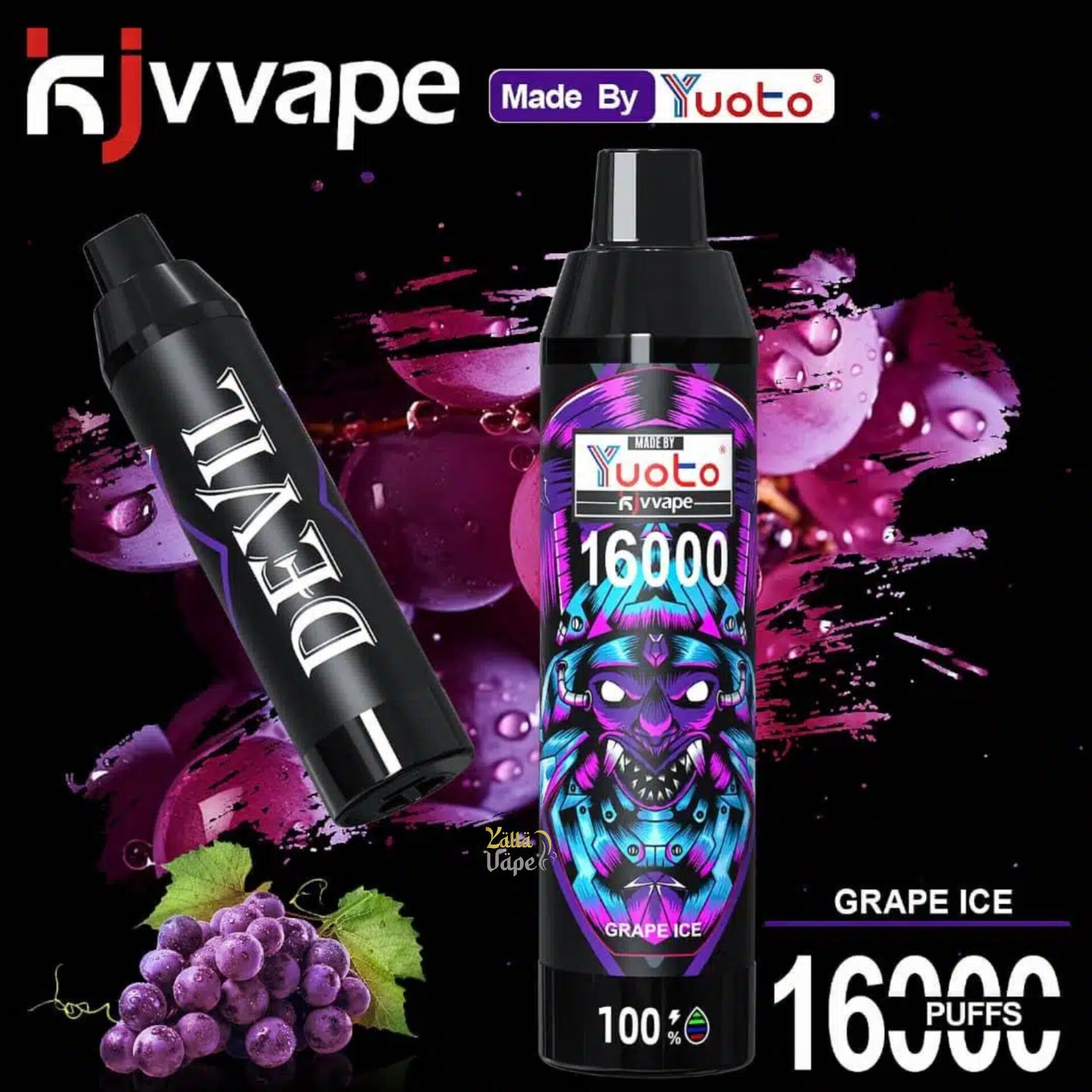 YUOTO KJV DEVIL 16000 Puffs 50mg/5% Nicotine