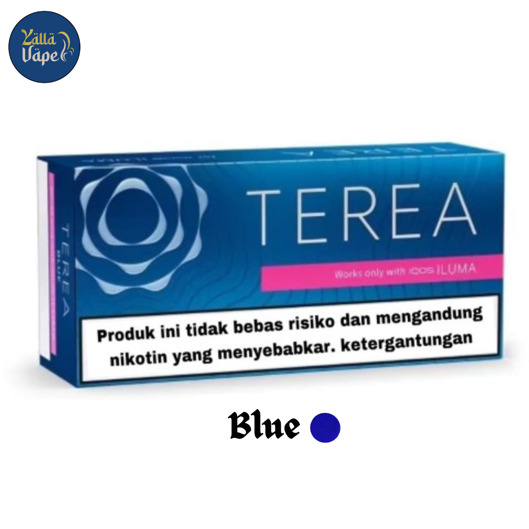 IQOS TEREA Blue box of 10 heatstick packs from Indonesia with smooth menthol flavor, premium option, fast UAE-wide delivery.