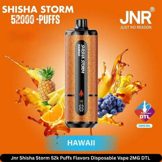 JNR Shisha Storm 52000 Puffs Disposable Vape in UAE