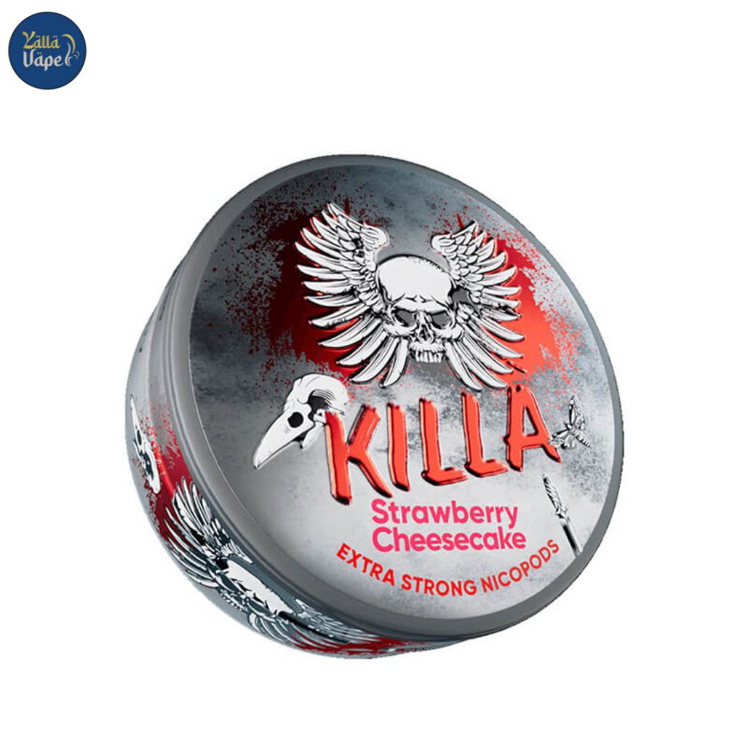 KILLA Strawberry Cheesecake slim nicotine pouches pack UAE – Dubai & Abu Dhabi delivery