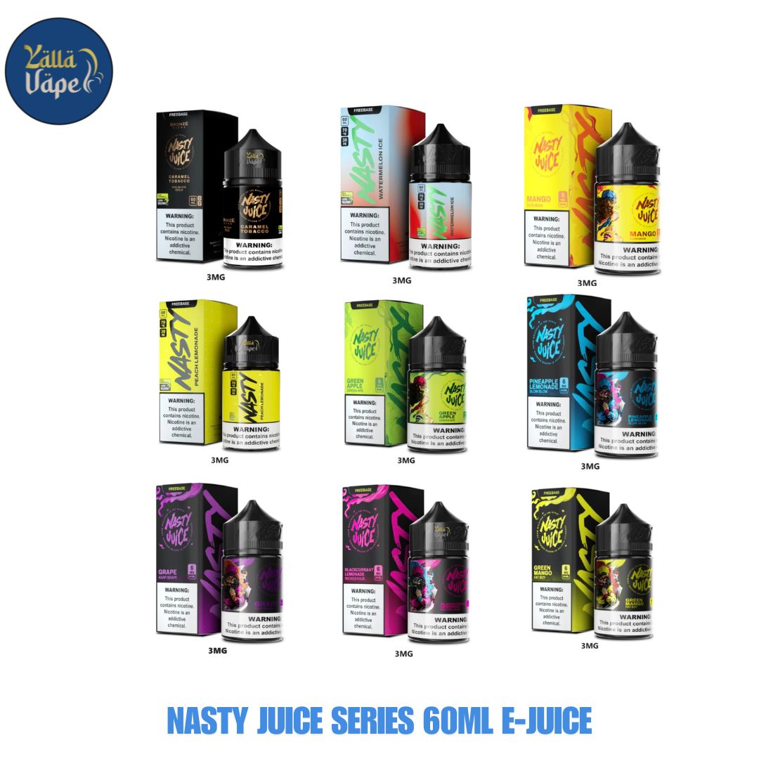 Nasty Juice E-liquid 60ml 0mg/3mg/6mg in Dubai UAE YALLA VAPE Nasty Juice E-liquid 60ml 0mg/3mg/6mg in Dubai UAE YALLA VAPE