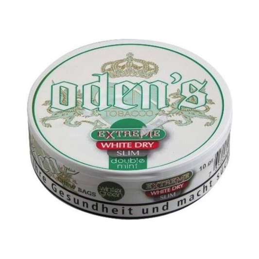 Original Odens Double Mint Extreme White Dry Slim 22mg Nicotine Pouches Available Online Across UAE Fast Delivery Dubai, Sharjah, Ajman , Abu Dhabi.