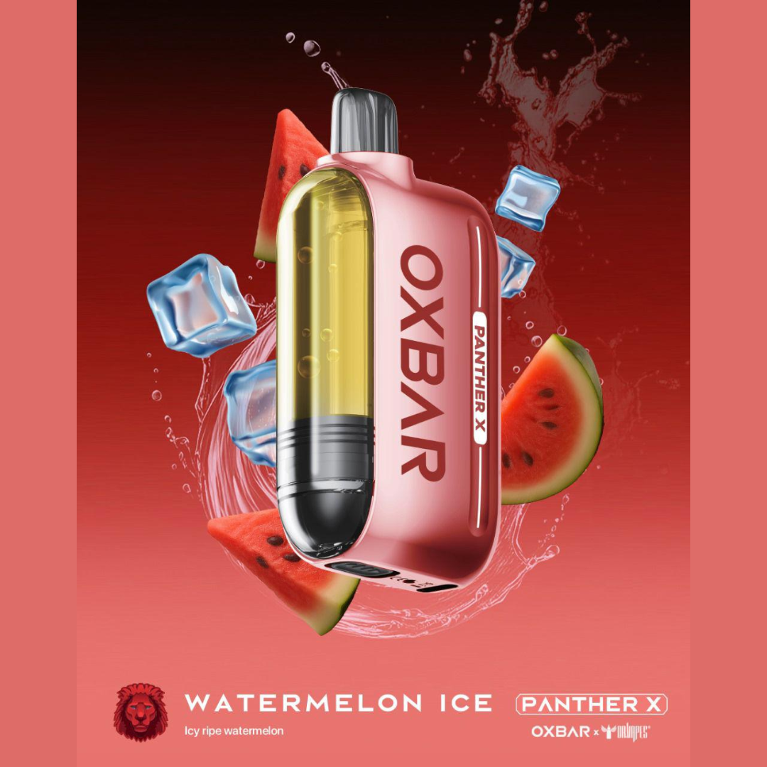 Oxbar Panther X 50K — Watermelon Ice refreshing watermelon + ice, 50,000 puffs disposable UAE