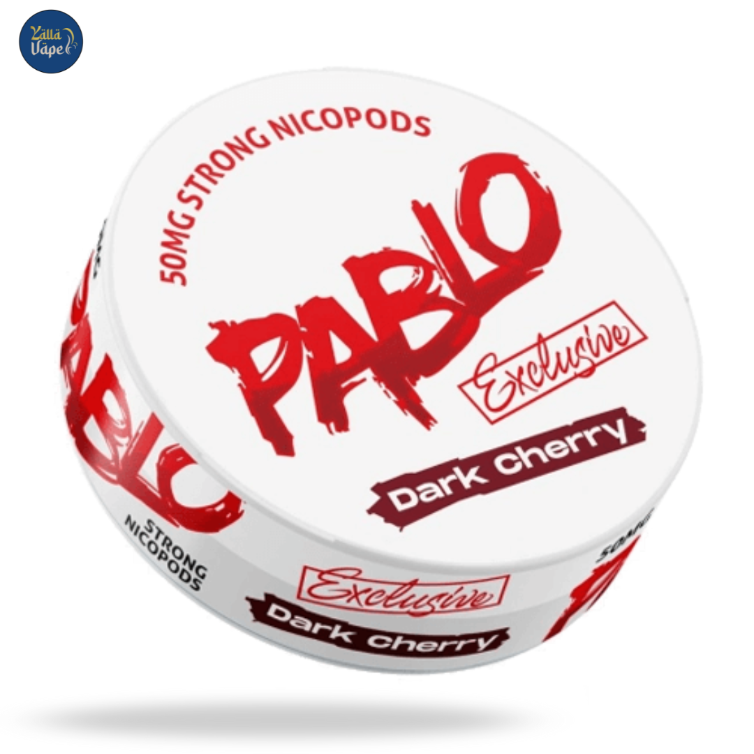 Discover Pablo Exclusive Dark Cherry 50mg Nicotine Pouches – Superior, tobacco-free nicotine pouch with rich dark cherry taste for UAE users.