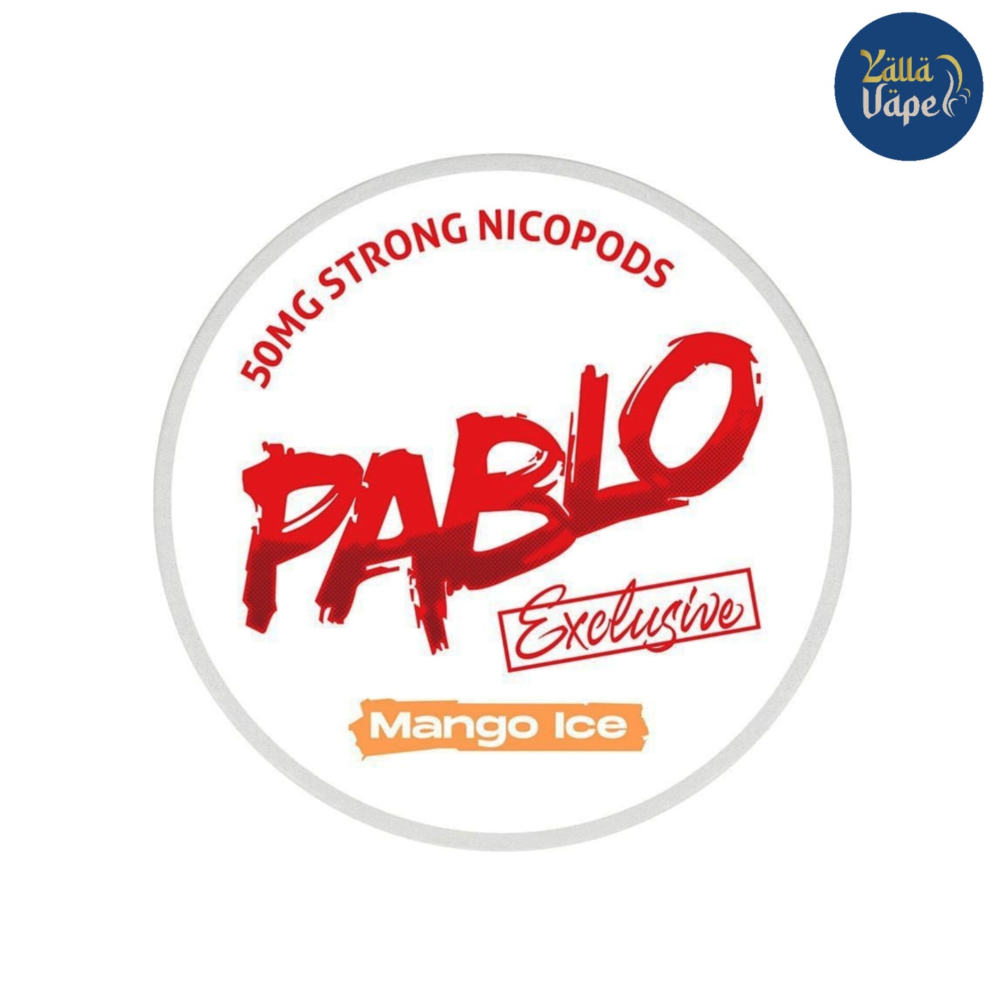Pablo Mango Ice 50mg Nicotine Pouches – premium, all-white, tobacco-free snus delivering a bold tropical mango flavor fused with an invigorating icy mint finish and a powerful 50mg nicotine punch. Engineered for experienced users, these slim, discreet pouches provide on-the-go satisfaction in Dubai, Abu Dhabi, and across the UAE marketplace.