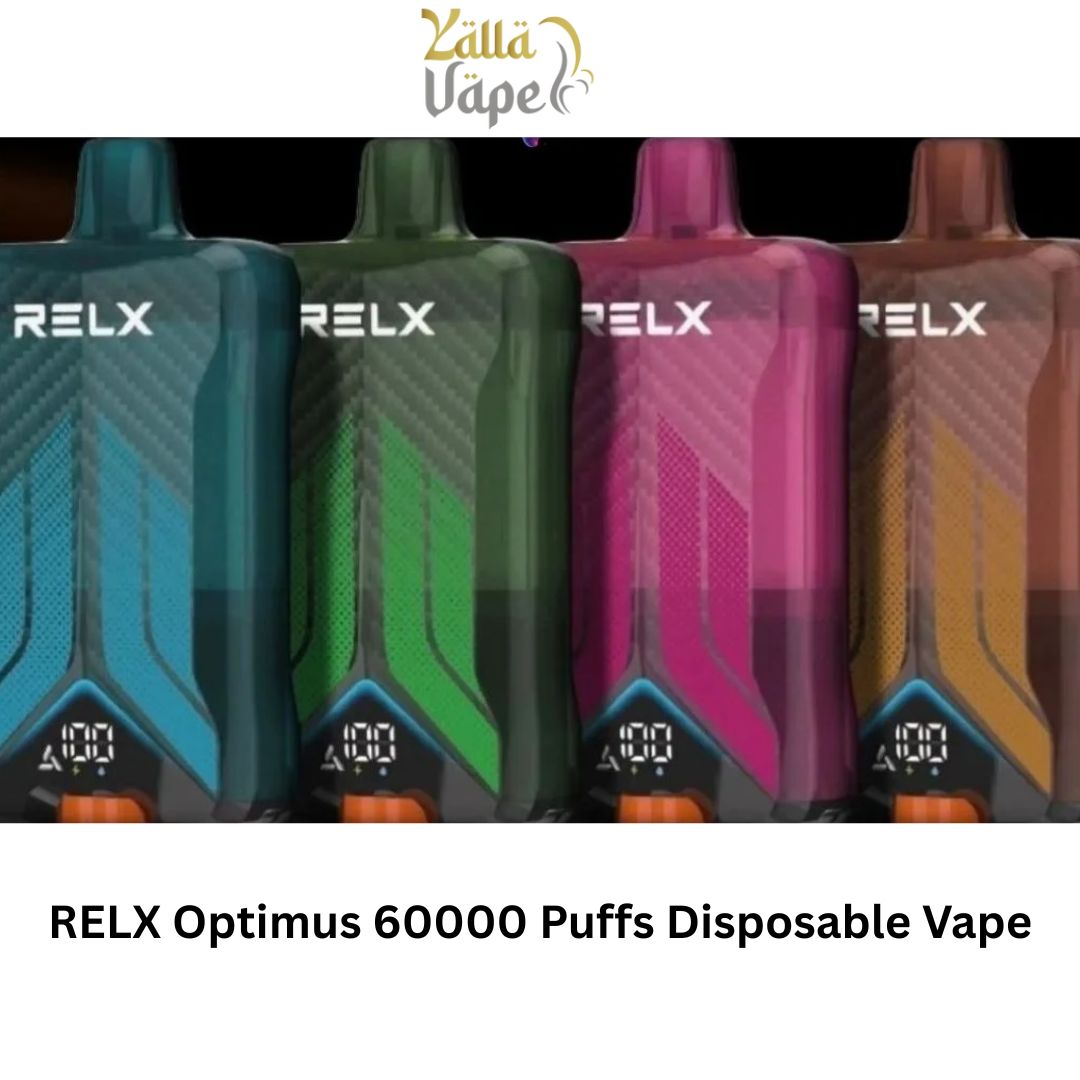 RELX Optimus 60000 Puffs Disposable Vape 50mg in Dubai UAE
