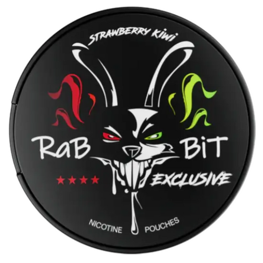 Rabbit Strawberry Kiwi 50mg slim pouch — strawberry & kiwi flavor, tobacco-free, 20 pouches — Dubai UAE