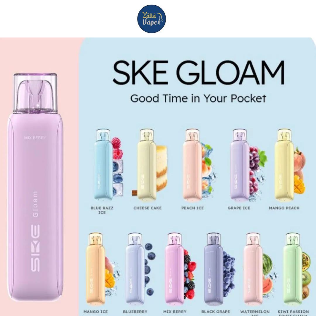 SKE Gloam 5000 Puffs Disposable Vape 20mg In Dubai UAE