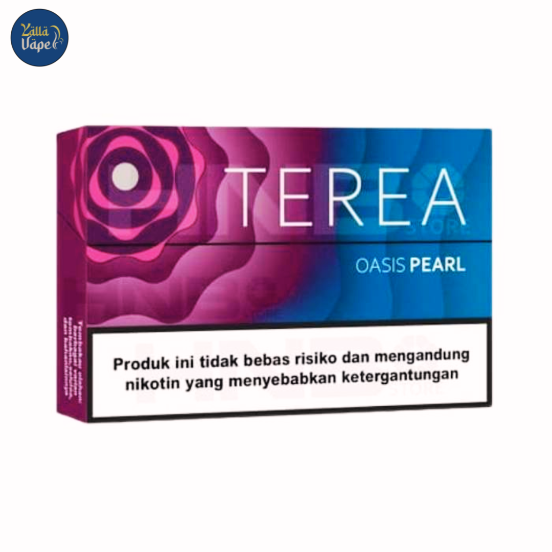 Indonesian-made IQOS TEREA Oasis Pearl 10-Pack Box of passionfruit menthol tobacco sticks for IQOS Iluma – fast Dubai & UAE delivery