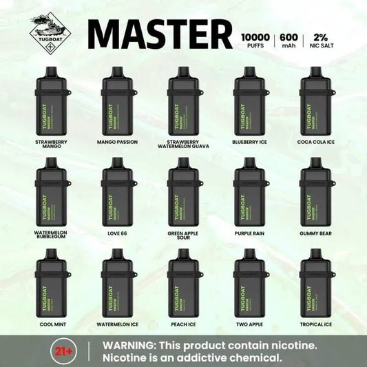 TUGBOAT Master 10000 Puffs Disposable Vape in Dubai UAE
