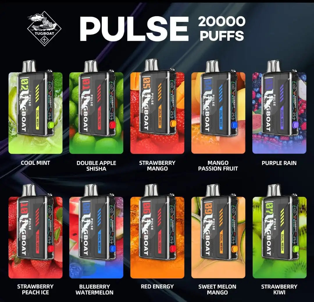 Tugboat Pulse 20000 Puffs Disposable Vape in Dubai UAE