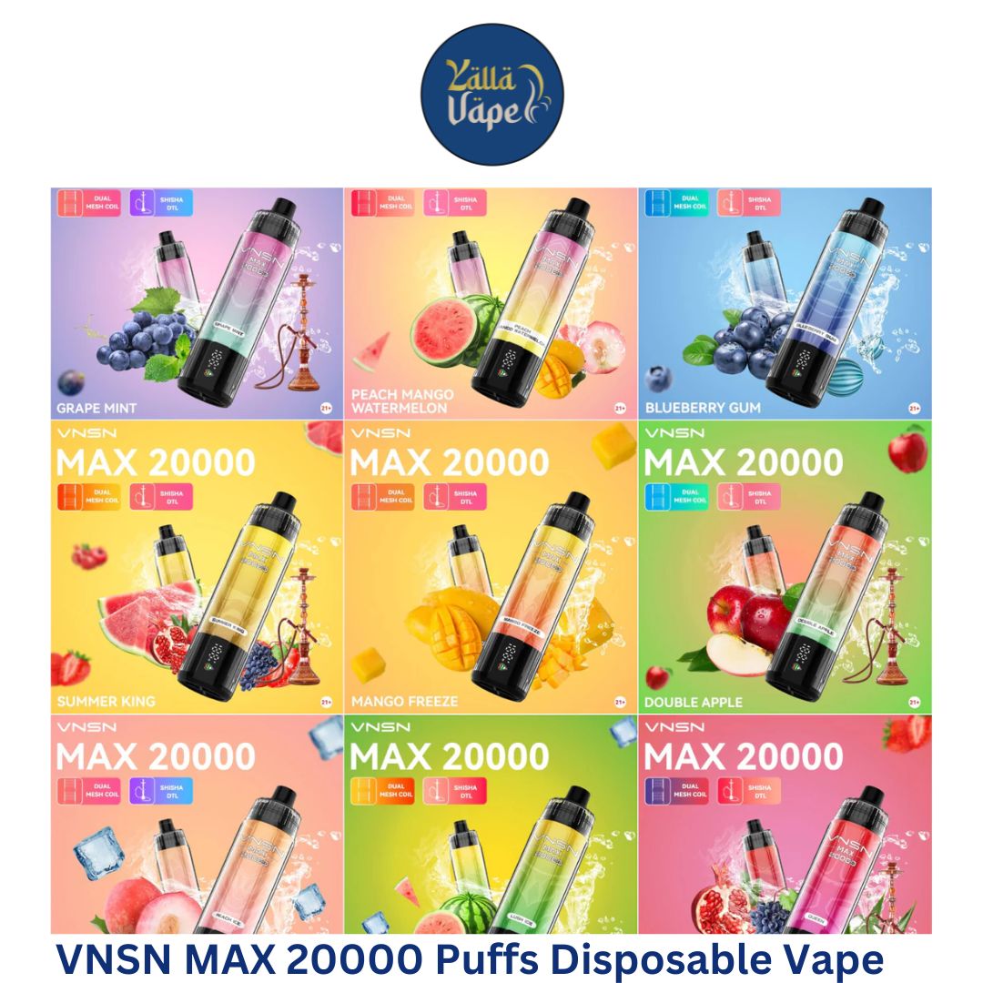 VNSN MAX 20000 Puffs Disposable Vape In Dubai UAE