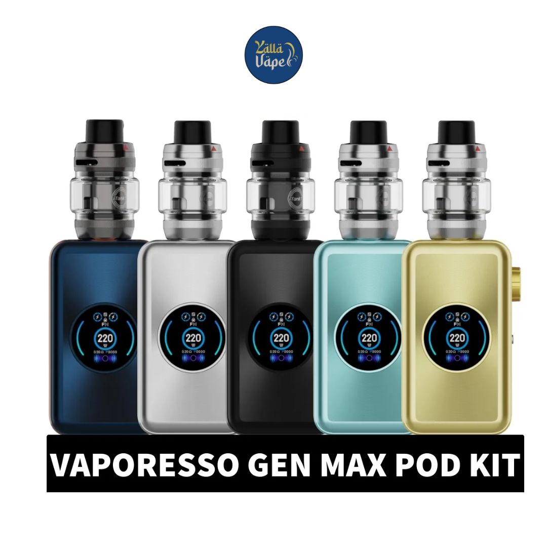 Vaporesso Gen Max 220W Vape Mod Kit Dubai UAE YALLA VAPE Vaporesso Gen Max 220W Vape Mod Kit Dubai UAE YALLA VAPE