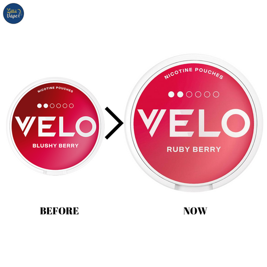 Velo Ruby Berry 6mg\ 2 Dots Nicotine Pouches showcasing bold berry flavor in sleek packaging. Available in Dubai, Abu Dhabi, UAE
