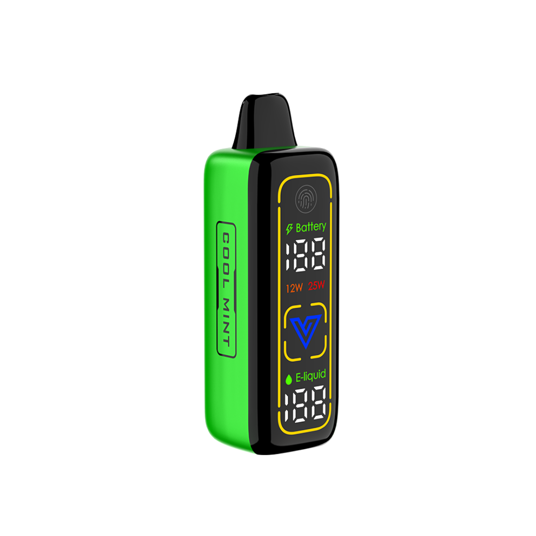VNSN Spark Pro 30K Puffs Cool Mint disposable vape – invigorating cool mint flavor, USB‑C rechargeable mesh coil, 5% salt nicotine; buy online Dubai, Abu Dhabi, Sharjah & UAE