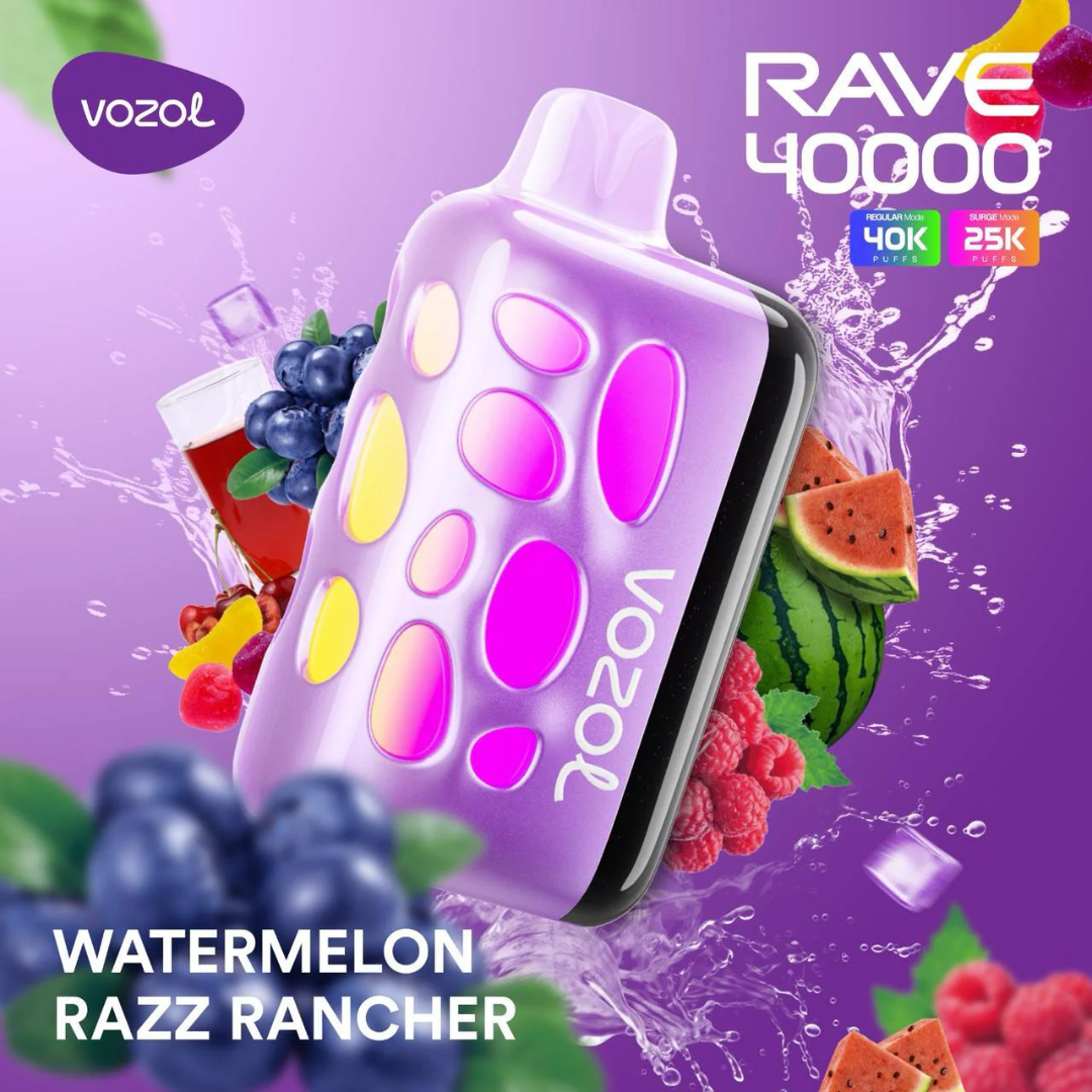 Buy Vozol Rave 40000 Puffs Disposable Vape – Express Delivery Dubai & UAE
