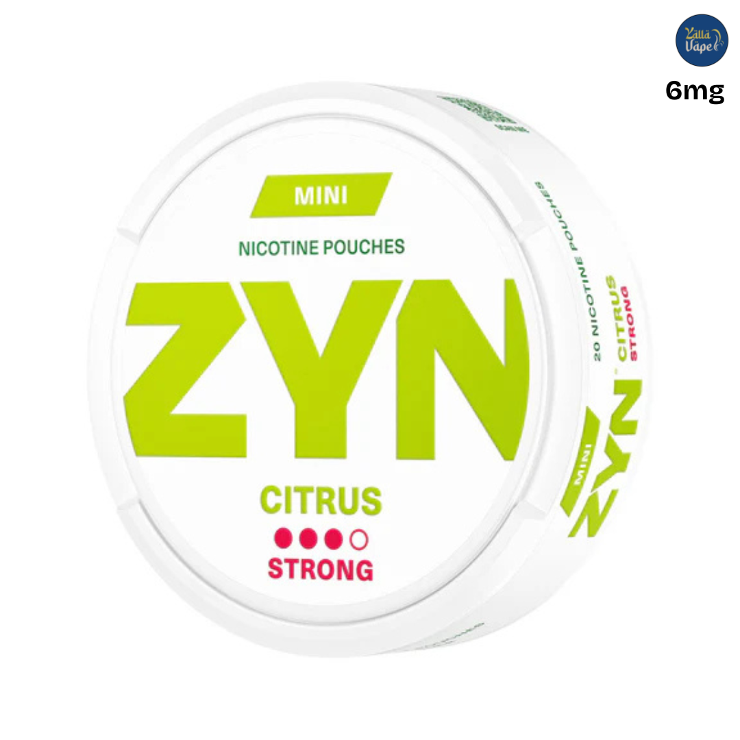 Zyn Citrus Mini 6mg\ 3 dots nicotine pouches — 20 tobacco-free mini citrus pouches | Buy Dubai, Abu Dhabi, Sharjah, UAE