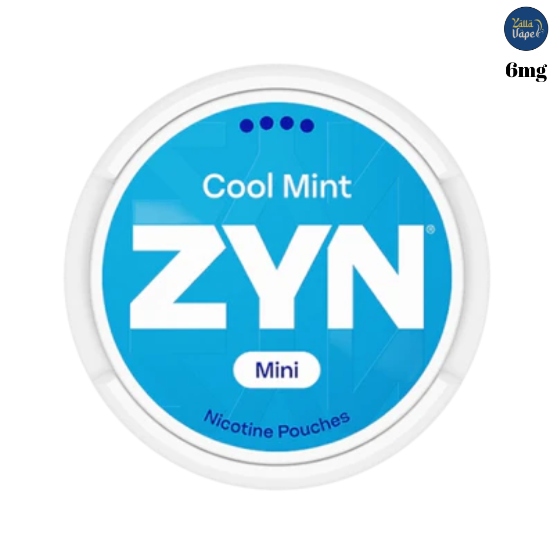 ZYN Cool Mint Mini 6mg (4 Dots) — mini dry, tobacco-free mint nicotine pouches; fast delivery Dubai, Abu Dhabi, Sharjah UAE.