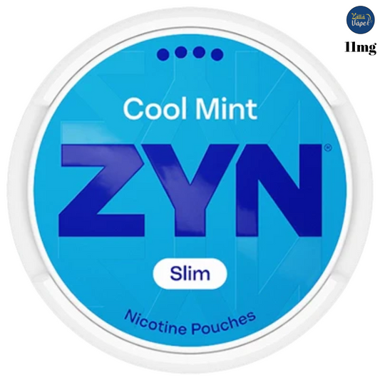 Zyn Cool Mint Slim 11mg nicotine pouches — slim mint + menthol pouch in updated can, 20 pouches — Dubai UAE