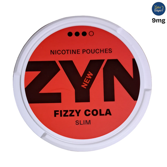 ZYN Fizzy Cola Slim 9mg — authentic tobacco-free slim pouches, discreet fit. Fast delivery Dubai, Abu Dhabi & Sharjah, UAE