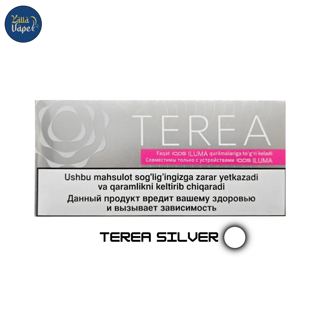 IQOS TEREA Silver 10-Pack – Authentic Uzbekistan-Made Heatsticks for ILUMA, Available in Dubai & UAE