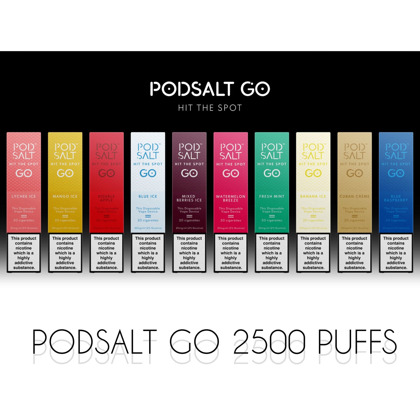 POD SALT GO 2500 Puffs