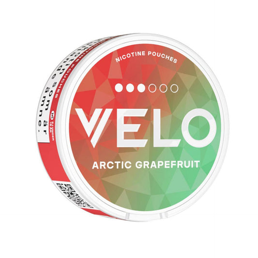 Velo Made in Sweden - Arctic Grapefruit 10mg / Velo Nicotine Pouches Arctic Grapefruit 3 dots - 10mg / Velo SNUS Swedish Arctic Grapefruit 10mg / Velo Arctic Grapefruit 10mg New Outfit