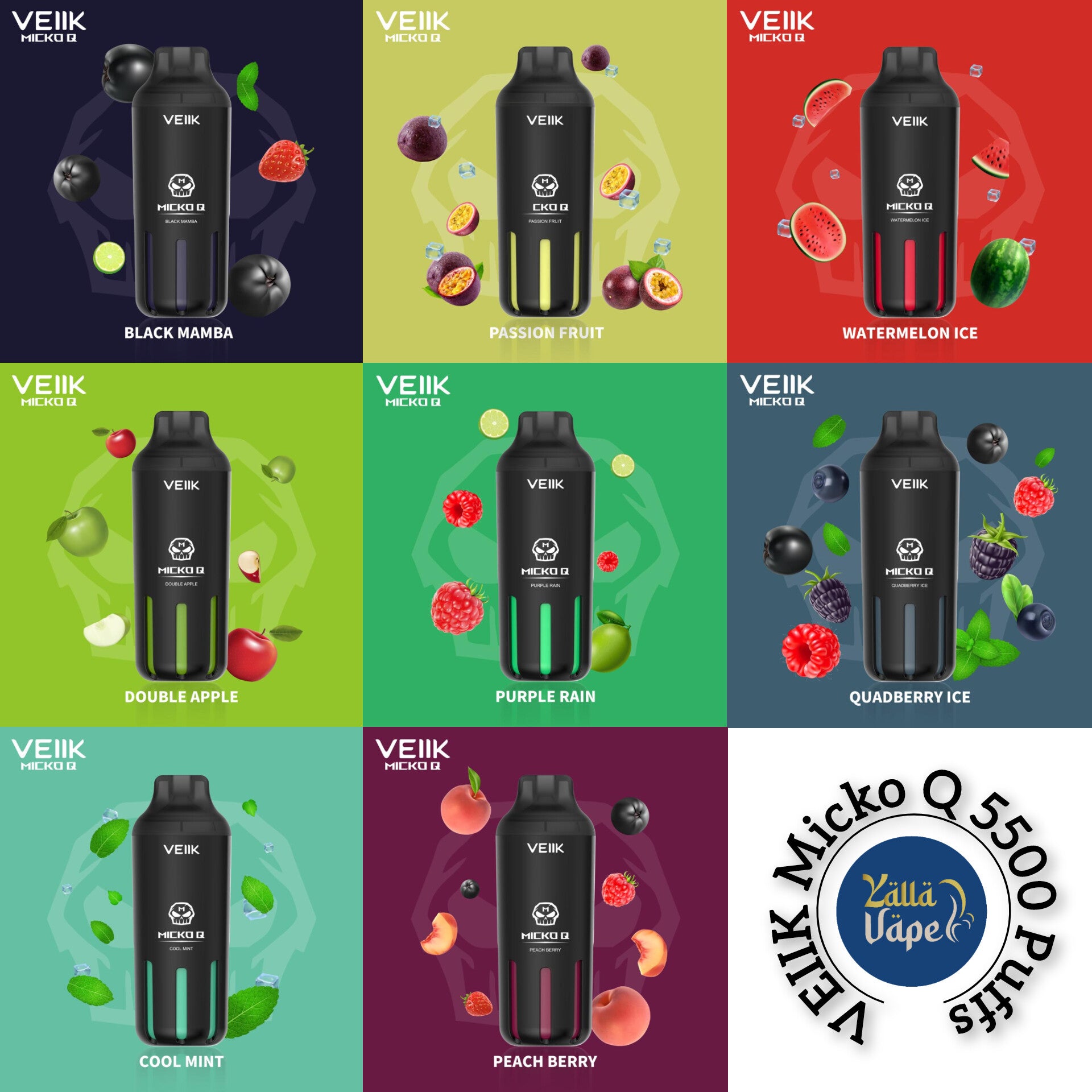 VEIIK Micko Q 5500 Puffs Disposable Vape in Dubai UAE YALLA VAPE VEIIK Micko Q 5500 Puffs Disposable Vape in Dubai UAE YALLA VAPE