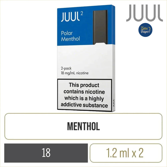 JUUL 2 PODS Polar Menthol 18mg in Dubai UAE