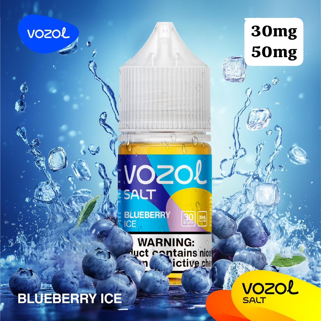 VOZOL 30ml Saltnic 30mg & 50mg E-Juice In Dubai UAE