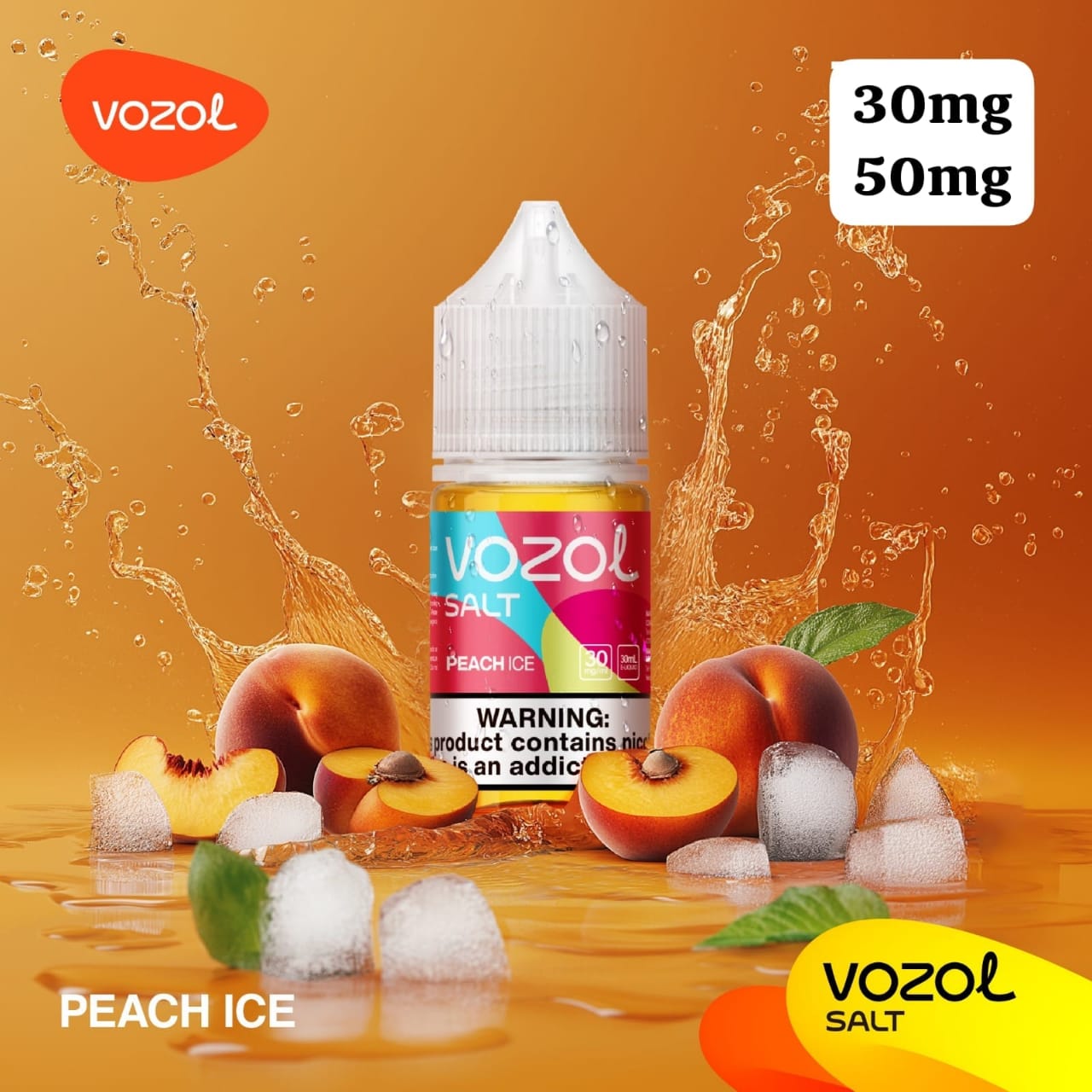 VOZOL 30ml Saltnic 30mg & 50mg E-Juice In Dubai UAE