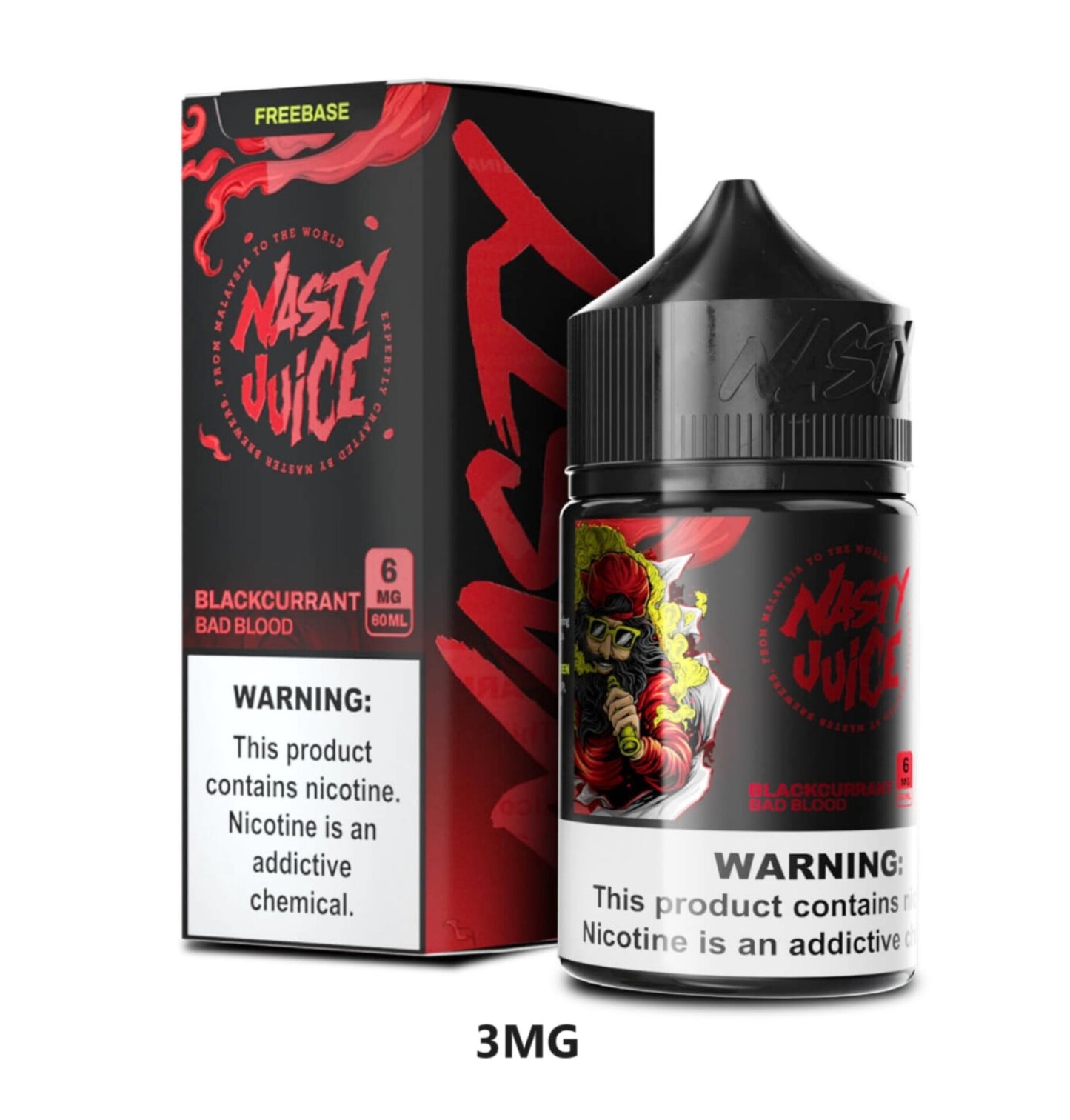 Nasty Juice Series 60ml E-Juice 0mg/3mg/6mg