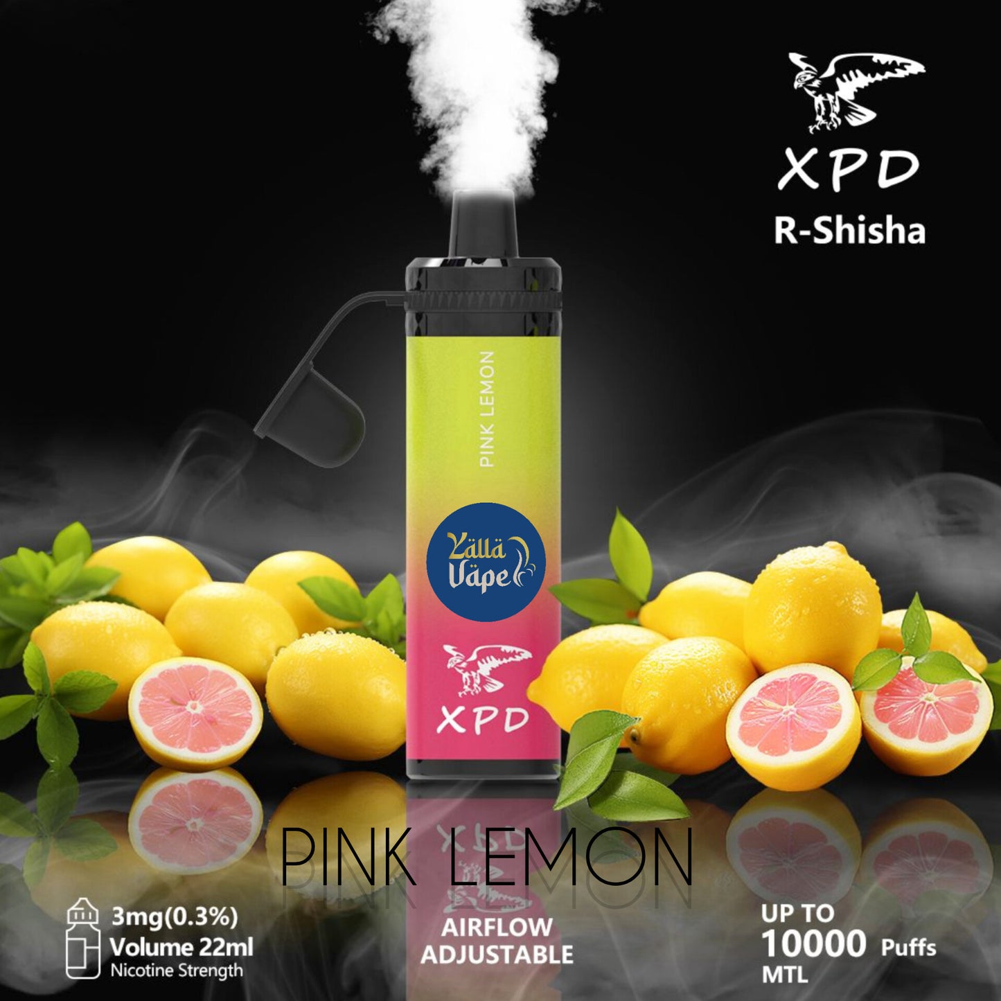 XPD BAR R SHISHA 3mg Nicotine 10000 Puffs