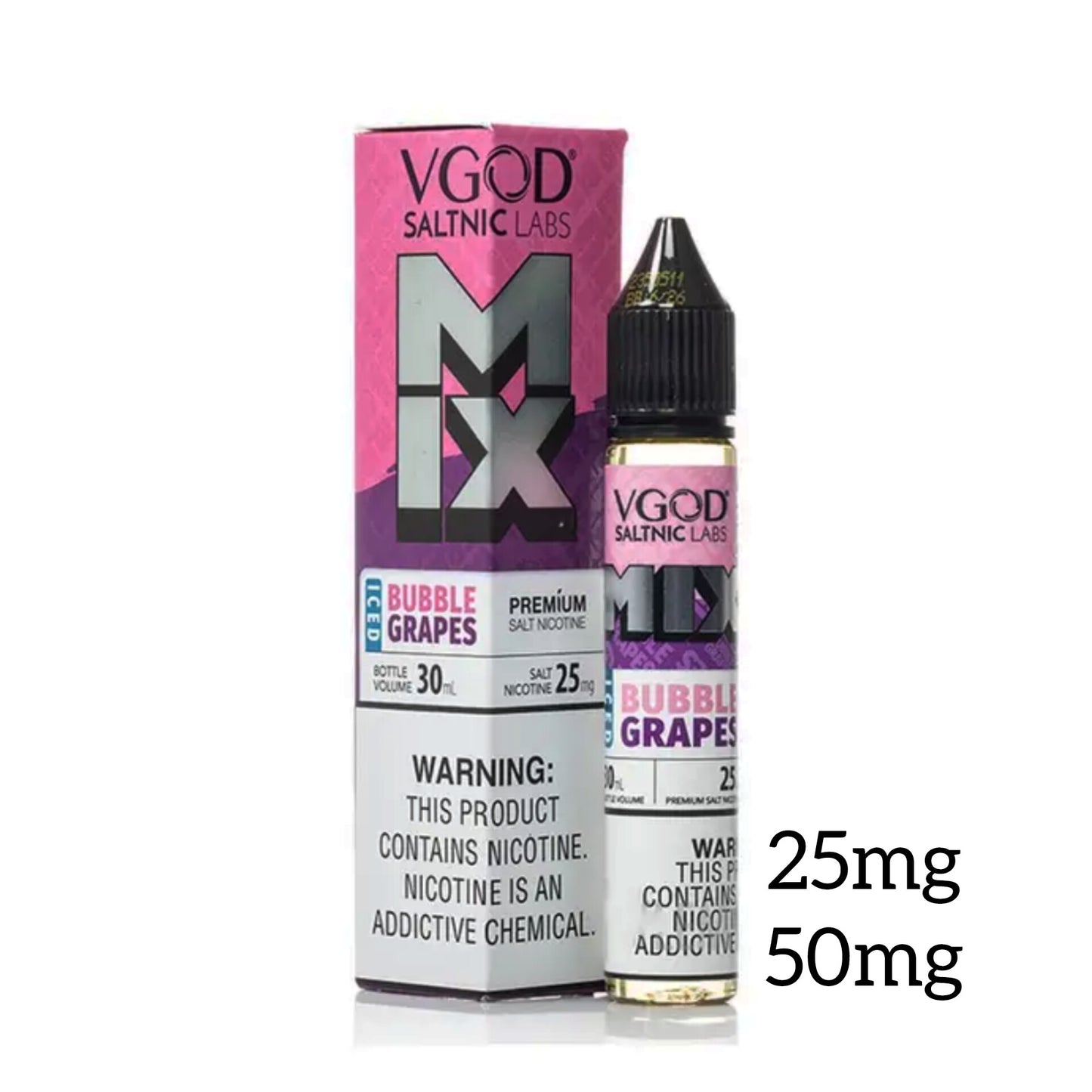 VGOD Mix Iced Bubble Grapes SaltNic 30ml