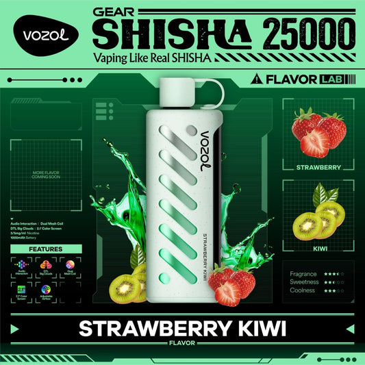 VOZOL Gear Shisha 25000 Puffs Disposable Vape - YALLA VAPE