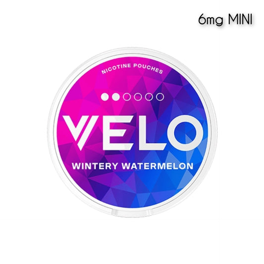 Velo Nicotine Pouches Wintery Watermelon Mini 6mg, Velo SNUS WINTERY WATERMELON MINI 2 dot. Velo Made in Sweden WINTERY WATERMELON MINI