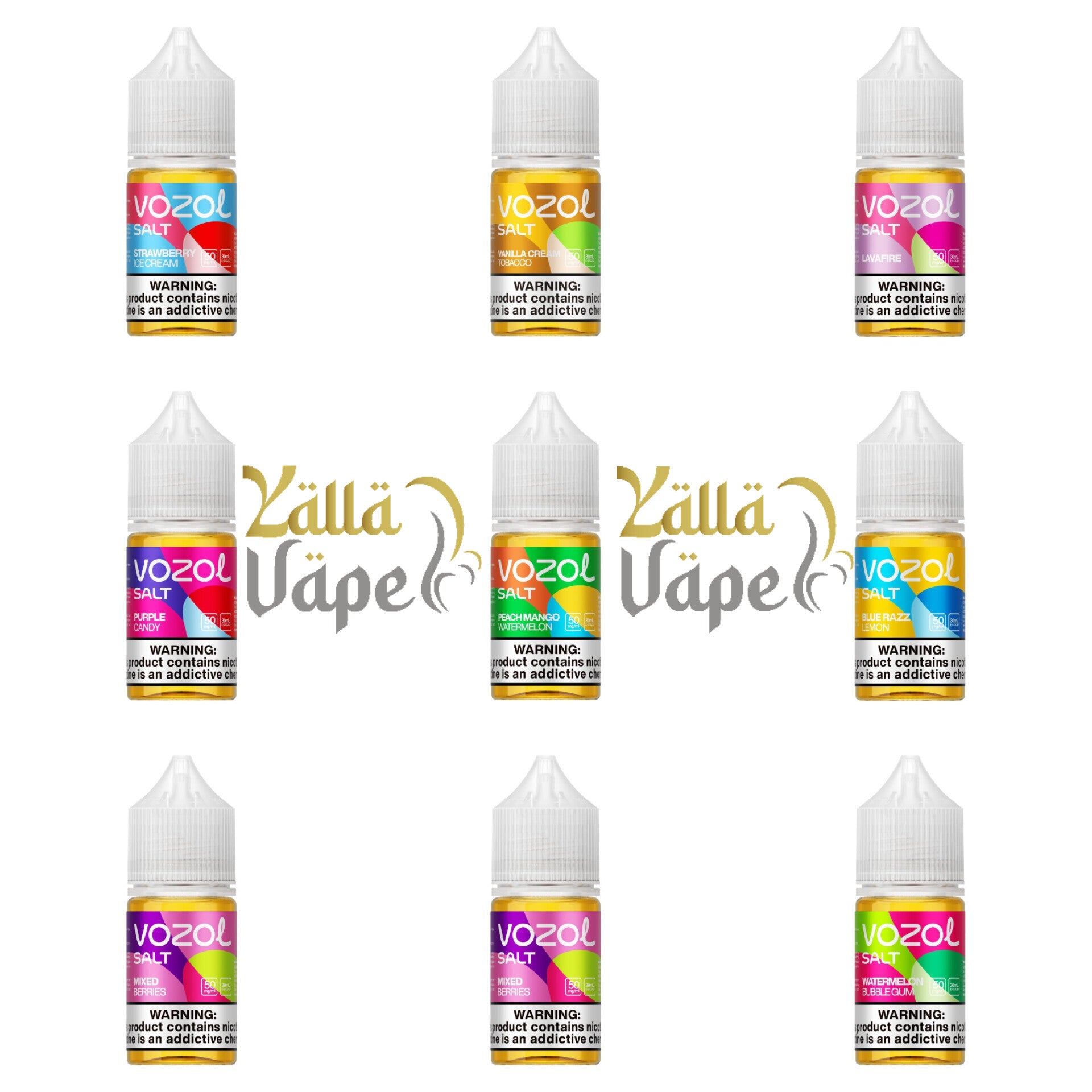 VOZOL 30ml Saltnic 30mg & 50mg E-Juice In Dubai UAE YALLA VAPE VOZOL 30ml Saltnic 30mg & 50mg E-Juice In Dubai UAE YALLA VAPE