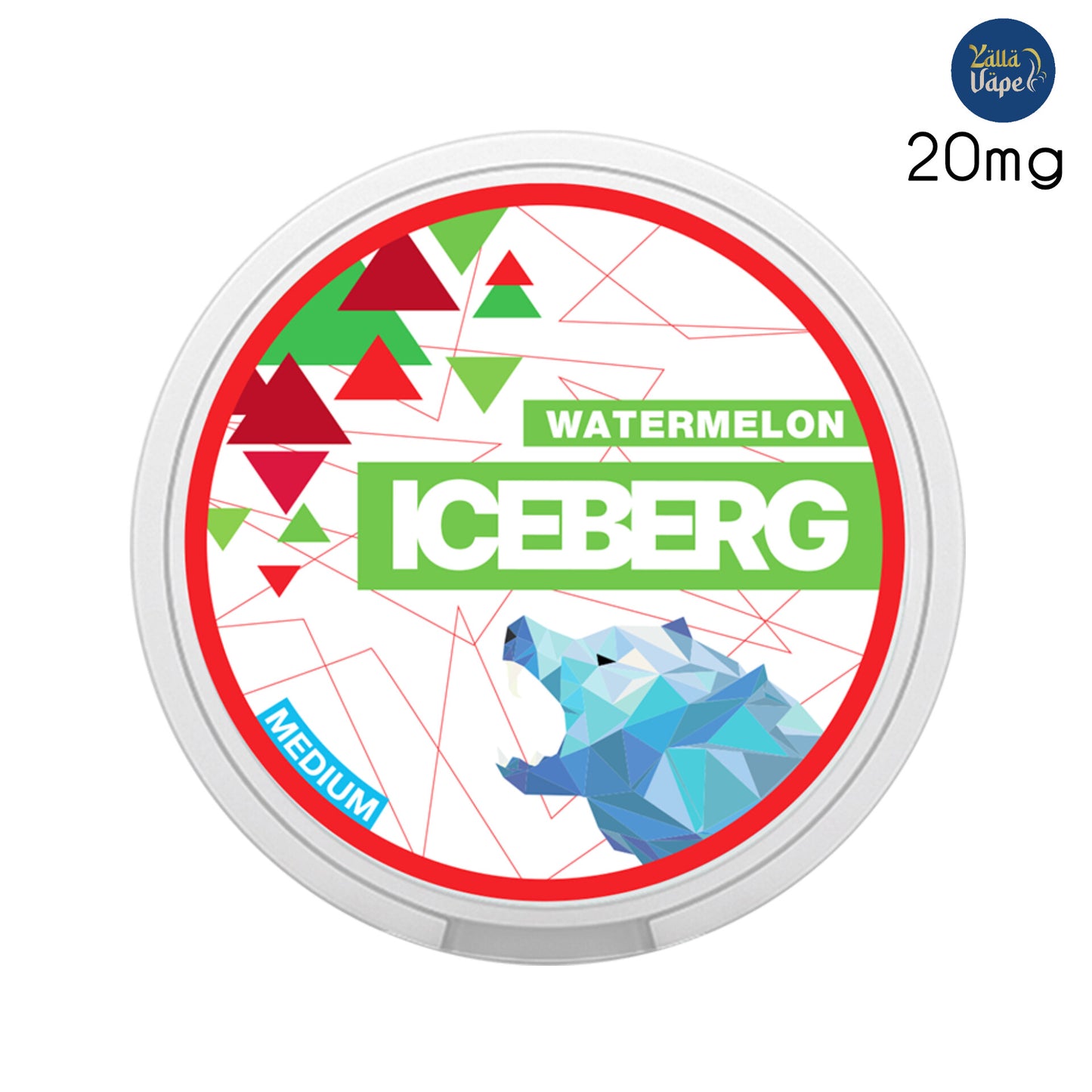 ICEBERG Watermelon 20mg Nicotine Pouches/SNUS