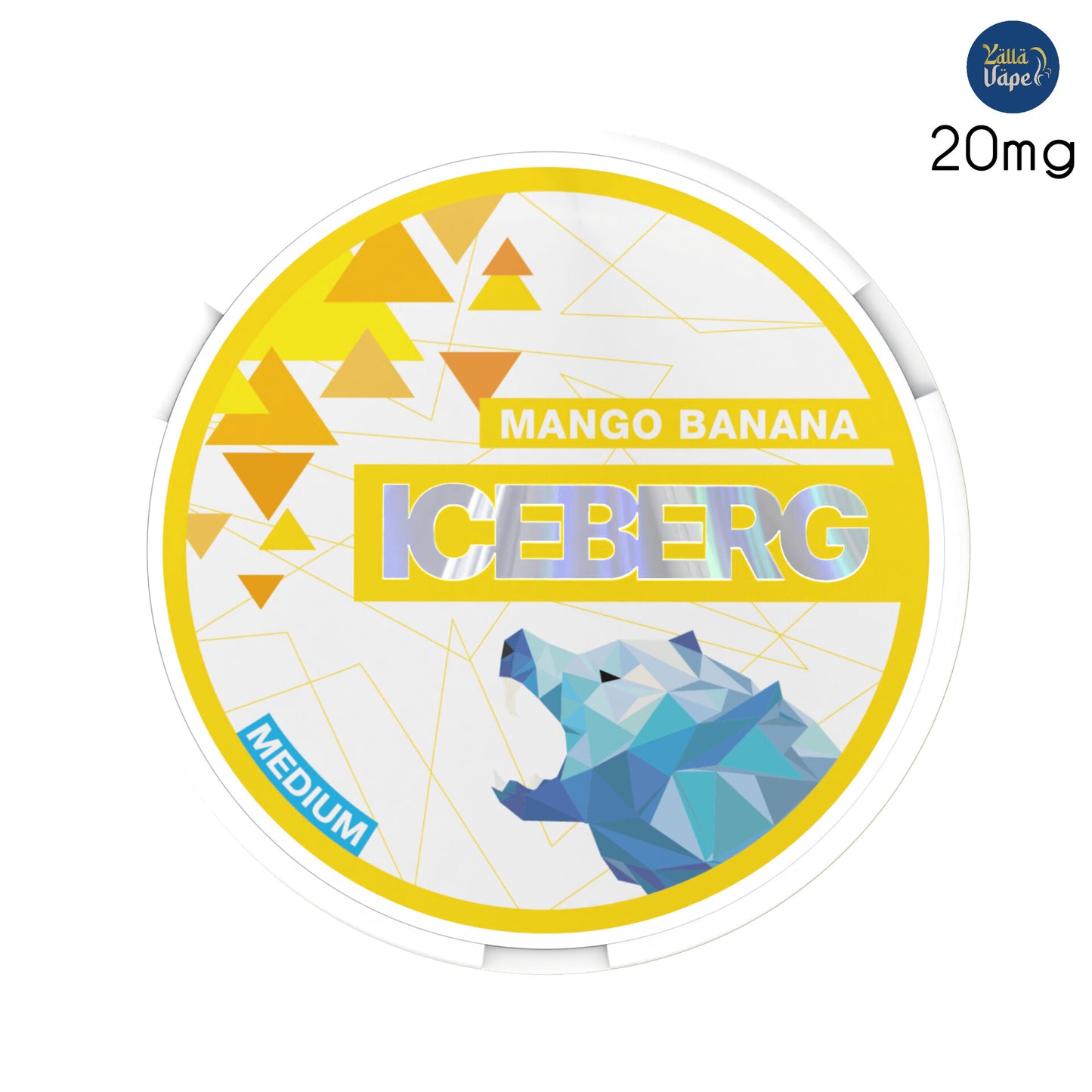 ICEBERG Mango Banana 20mg Nicotine Pouches/SNUS