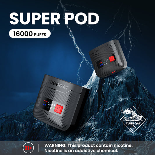 Tugboat Super 16000 Puffs Disposable Pod in Dubai UAE