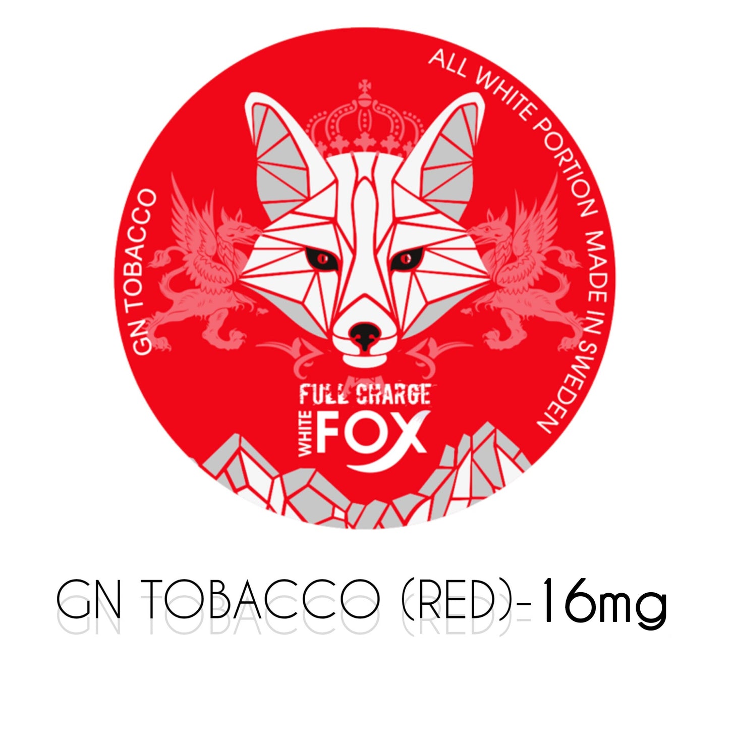 White Fox Tobacco Red nicotine pouches – rich tobacco flavor profile, UAE